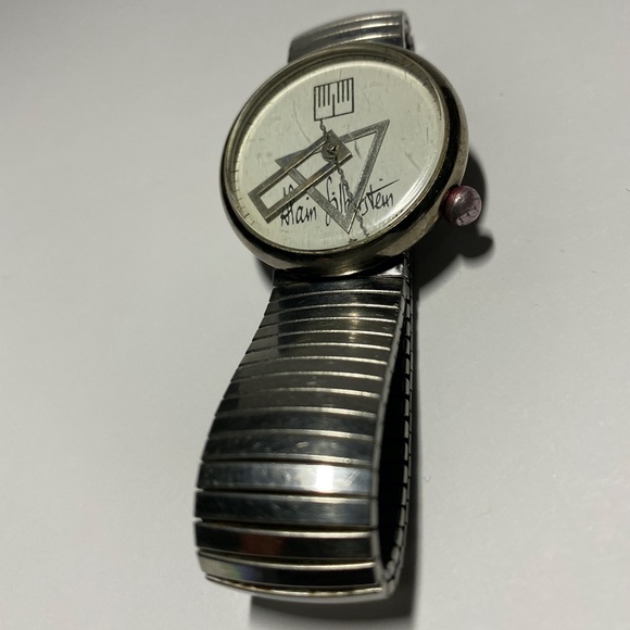 VINTAGE ALAIN SILBERSTEIN DESIGNER KLOK WATCH main image 5